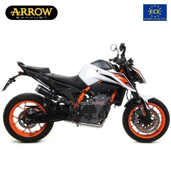 Arrow Pro dark plieno duslintuvas (homologuotas) – KTM Duke 790 2018–2023 / Duke 890 R 2020–2023 - Image 2
