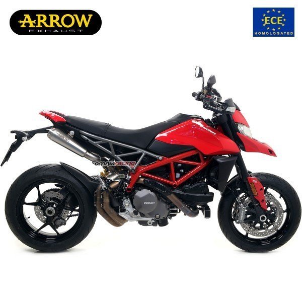 Arrow Pro nerūdijančio plieno duslintuvų pora (homologuota) – Ducati Hypermotard 950 2019–2021 - Image 2