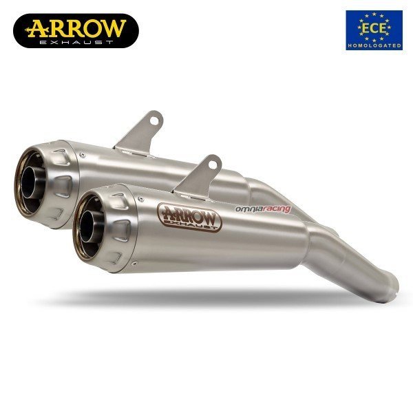 Arrow Pro nerūdijančio plieno duslintuvų pora (homologuota) – Ducati Hypermotard 950 2019–2021