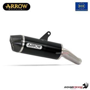 Arrow Indy dark aliumininis duslintuvas (homologuotas) – Kawasaki Ninja 1000SX 2020–2024 / Ninja 1000SX Tourer 2021–2023