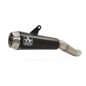 Arrow Pro-Race juodo plieno duslintuvas (homologuotas) – Triumph Scrambler 400X 2024