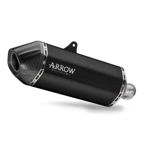 Arrow Sonora juodas titaninis duslintuvas (lenktyninis) – KTM 1290 Super Adventure S 2021 / KTM 1290 Super Adventure S 2023–2024 ir kt.