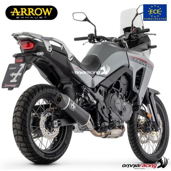 Arrow Indy juodas duslintuvas (homologuotas) – Honda XL 750 Transalp 2023–2024 – nuotrauka 3