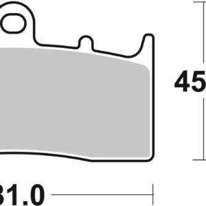 Brembo SR Sinter stabdžių kaladėlės – BMW K 1200 LT 2000–2009 / BMW K 1200 R 2005–2011 / BMW K 1300 R 2008–2012