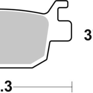 Brembo SP sukepintos stabdžių kaladėlės – Benelli TRK 502 2016–2025 / Benelli TRK 502 X 2018–2025