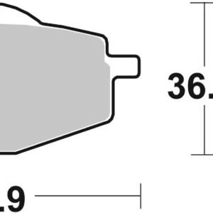 Brembo SX Sinter stabdžių kaladėlės – Yamaha TT 600 1985–1988