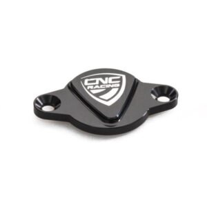 CNC Racing juoda variklio dangtelio apsauga – Ducati DesertX 2022–2024