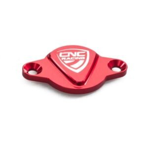 CNC Racing raudona variklio dangtelio apsauga – Ducati DesertX 2022–2024 / Ducati Diavel 1200 2011–2018 ir kt.