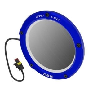 DBK Special Parts EVO LED mėlynas variklio dangtelių apsaugų komplektas – BMW M 1000 R 2023–2025 / BMW S 1000 R 2021–2025 ir kt.