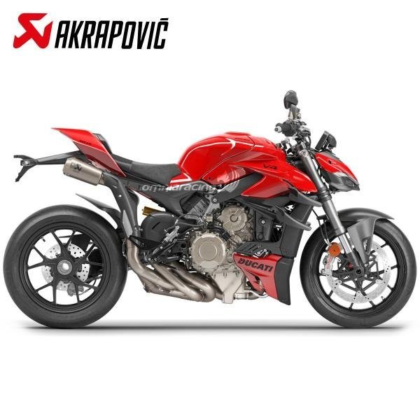 Ducati Performance Akrapovic aukštas Streetfighter V4/S titaninė pilna išmetimo sistema (lenktyninė) – Ducati Streetfighter V4S 2023 / Ducati Streetfighter V4 2023 - Image 2