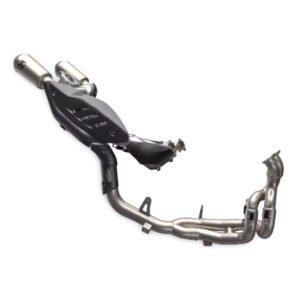 Ducati Performance Akrapovic aukštas Panigale V4R titaninė pilna išmetimo sistema (lenktyninė) – Ducati Panigale V4R 2026 / Ducati Panigale V4 2025–2026 / Ducati Panigale V4S 2025–2026