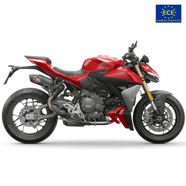 Termignoni juodas titaninis duslintuvas (homologuotas) – Ducati Streetfighter V2 2025 – nuotrauka 2