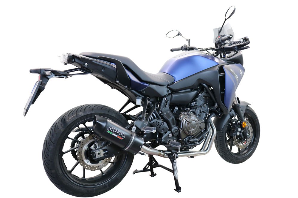 GPR Furore juoda pilna išmetimo sistema (lenktyninė) – Yamaha Tracer 7 GT 2021–2024 – nuotrauka 3