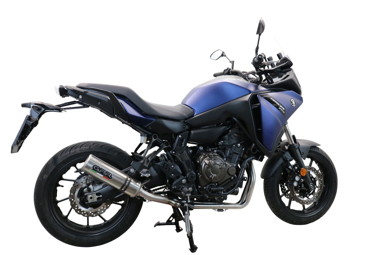 GPR Kat satininis M3 plieno pilna išmetimo sistema (homologuota) – Yamaha Tracer 7 GT 2021–2024 – nuotrauka 2