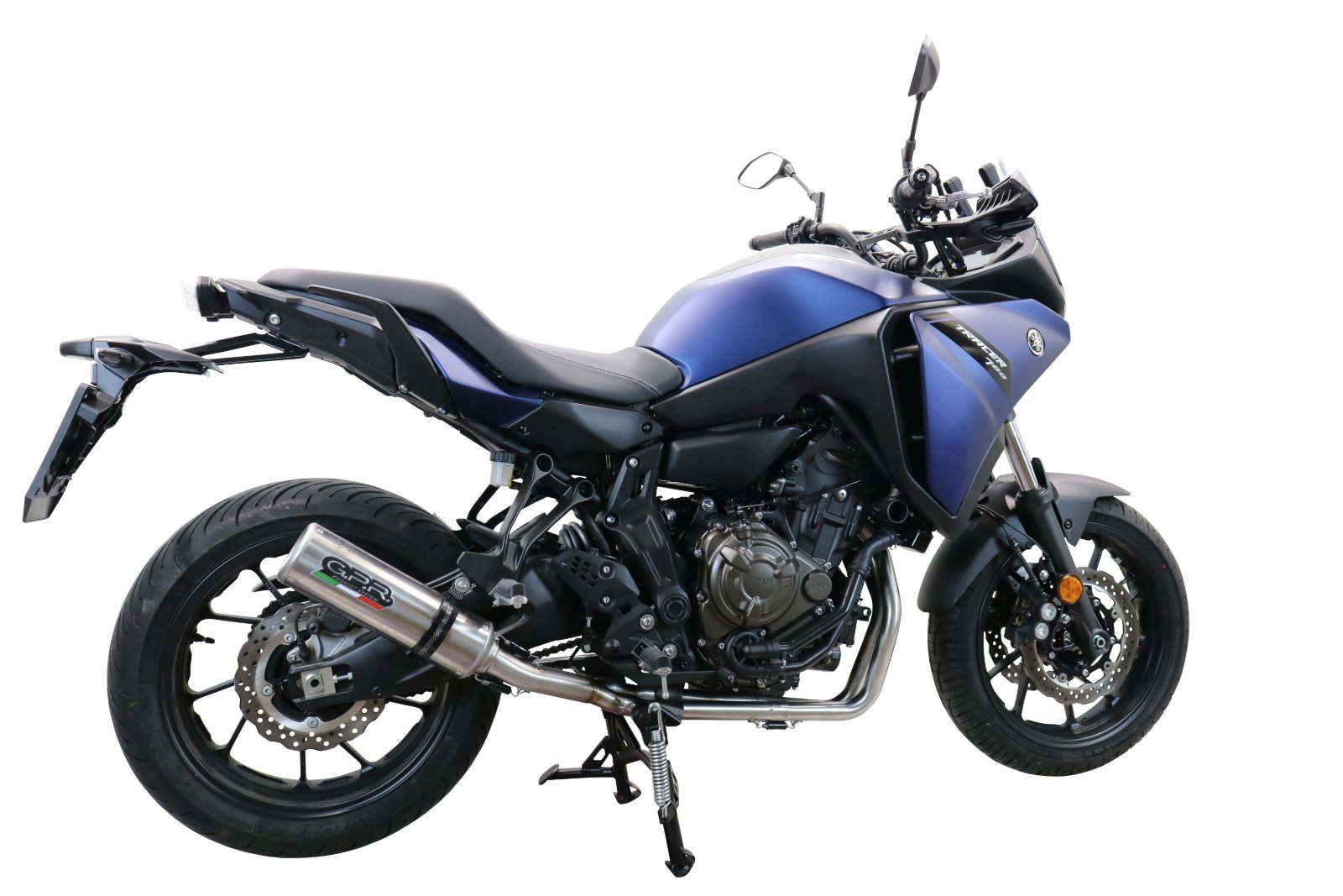 GPR Kat satininis M3 plieno pilna išmetimo sistema (homologuota) – Yamaha Tracer 7 GT 2021–2024 – nuotrauka 3