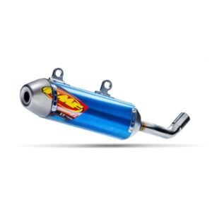 FMF Powercore 2.1 mėlynas titaninis duslintuvas (lenktyninis) – Yamaha YZ125 / YZ125X