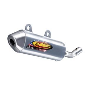 FMF Powercore 2 Shorty aliumininis duslintuvas (lenktyninis) – Husqvarna TC 125 / TE 150, KTM 125 SX / 125 XC W / 150 SX / 150 XC W