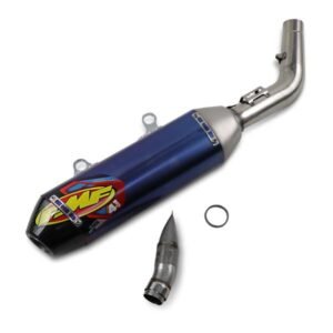 FMF Factory 4.1 mėlynas titaninis duslintuvas (lenktyninis) – GAS GAS EX 250 F / MC 250F, Husqvarna FC 250, KTM 250 SX F / 250 XC F