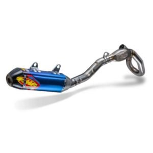 FMF Factory 4.1 mėlyna titaninė pilna išmetimo sistema (lenktyninė) – GAS GAS EX 350 F 2021 / GAS GAS EX 350 F 2023 / GAS GAS MC 350F 2022–2023