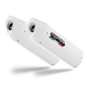 GPR Albus keraminis baltų duslintuvų pora (homologuota) – Yamaha MT 03 2006–2013