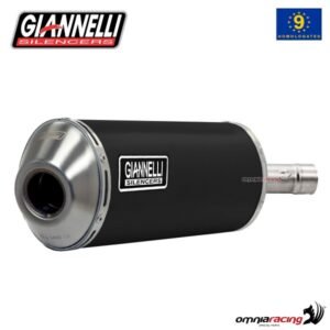 Giannelli Maxi Oval juodas duslintuvas (homologuotas) – Piaggio / Gilera / Aprilia 400–500 skuteriai