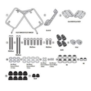Givi Monokey Cam-Side šoniniai dėžių laikikliai – Suzuki V Strom 1050 2020–2021 / Suzuki V Strom 1050XT 2020–2022