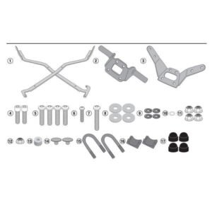 Givi Monolock galinės dėžės laikiklis – Kawasaki Ninja 400 2018–2022 / Kawasaki Z400 2019–2022
