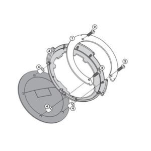 Givi Fitting Tanklock bako krepšio tvirtinimo žiedas – Ducati Streetfighter V4 2020–2023