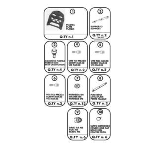 Givi Monokey galinės dėžės laikiklis – Honda @125 2002–2003 / Honda @125 2006 ir kt.