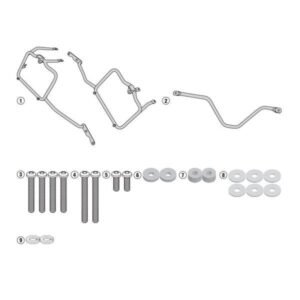 Givi Monokey Retro Fit šoniniai dėžių laikikliai – Honda XRV 750 Africa Twin 1993–2002