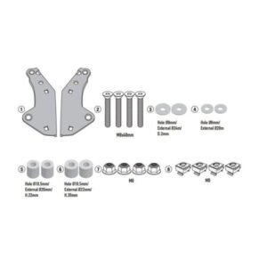 Givi Monokey Monolock galinės dėžės laikiklis – Honda Forza 750 2021–2022 / Honda X Adv 750 2021–2023