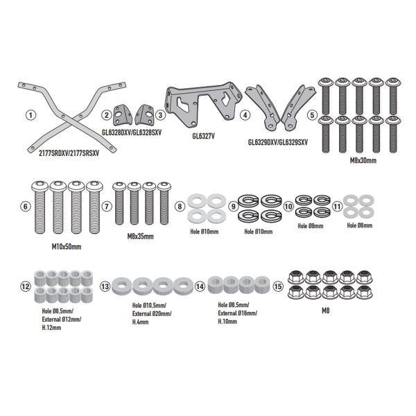 Givi Monokey Monolock galinės dėžės laikiklis – Yamaha Tracer 7 2025