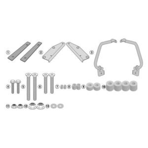 Givi Monokey Monolock galinės dėžės laikiklis – Suzuki V Strom 1050 2020–2021 / Suzuki V Strom 1050XT 2020–2022
