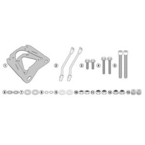 Givi Monokey Monolock galinės dėžės laikiklis – BMW G 310 GS 2017–2022