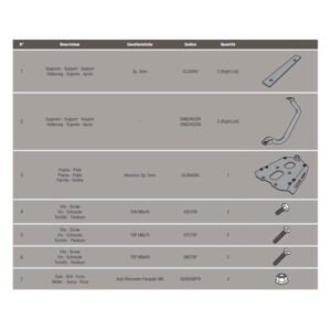 Givi Monokey galinės dėžės laikiklis – Suzuki V Strom 1050 2020–2021 / Suzuki V Strom 1050XT 2020–2022