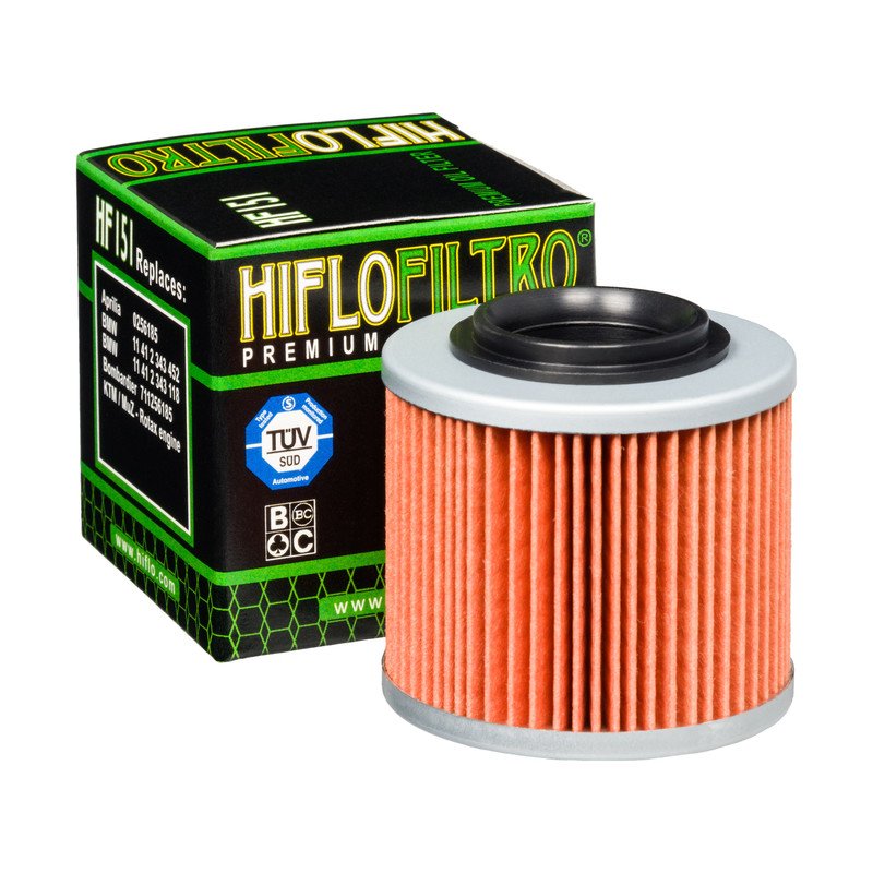 HifloFiltro HF151 alyvos filtras ir pakuotė
