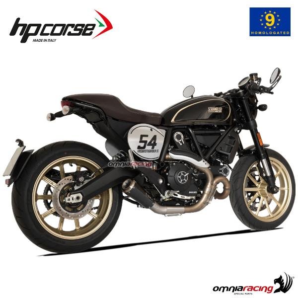 Hp Corse GP07 juodas duslintuvas (homologuotas) – Ducati Scrambler 2015–2020 – nuotrauka 2