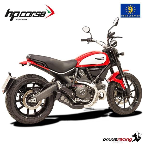 Hp Corse Hydro-Classic juodas duslintuvas (homologuotas) – Ducati Scrambler 2015–2020 – nuotrauka 2