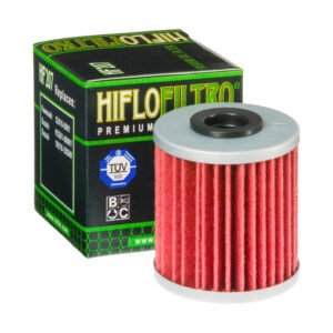 Hiflofiltro HF207 alyvos filtras ir pakuotė