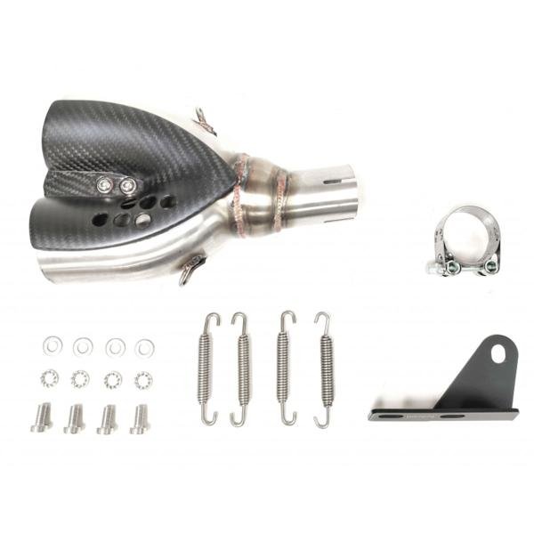 IXIL 2RC Dual Xtrem karboninių duslintuvų pora (lenktyninė) – Ducati Monster 937 2021–2024 – nuotrauka 4