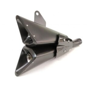 IXIL X55SPB Double Slashed Cone Xtrem plieno duslintuvų pora (lenktyninė) – Ducati Monster 821 2017–2020 / Ducati Monster 1200 2017–2019