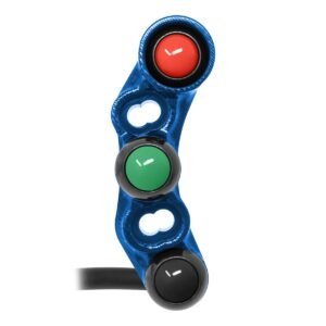 Jetprime dešinysis mėlynas vairo mygtukų blokas – BMW S 1000 RR 2009–2014 / BMW HP4 2011 / BMW HP4 2013–2014 / BMW HP4 2017–2018