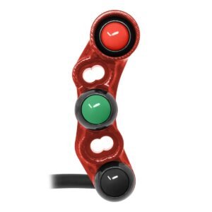 Jetprime dešinysis raudonas vairo mygtukų blokas – BMW S 1000 RR 2009–2014 / BMW HP4 2011 / BMW HP4 2013–2014 / BMW HP4 2017–2018