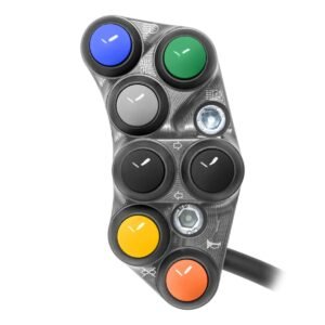 Jetprime kairysis titaninis vairo mygtukų blokas – BMW S 1000 RR 2009–2014 / BMW HP4 2011 / BMW HP4 2013–2014 / BMW HP4 2017–2018
