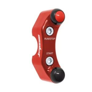 Jetprime dešinysis raudonas vairo mygtukų blokas – MV Agusta F4 1000 2007–2009 / MV Agusta F4 750 2001–2003 ir kt.