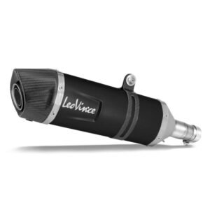 LeoVince LV ONE EVO juodo plieno duslintuvas (lenktyninis) – Moto Guzzi V85 TT 2019 / Moto Guzzi V85 TT 2021–2024