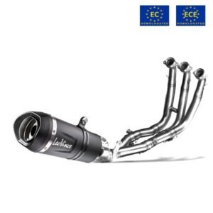 LeoVince LV ONE EVO juodo plieno pilna išmetimo sistema (homologuota) – Yamaha Tracer 7 2021–2024 / Yamaha Tracer 7 GT 2021–2024