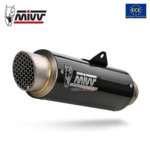Mivv GPpro aukštas karboninis duslintuvas (homologuotas) – KTM Duke 125 2024–2025 / KTM Duke 390 2024–2025