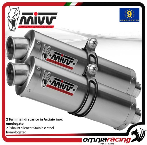 Mivv Oval plieno duslintuvas (homologuotas) – Yamaha R1 2004–2006