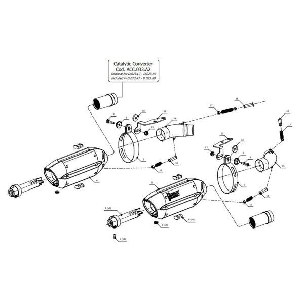 Mivv Suono duslintuvas (homologuotas) – Ducati Monster 696 2008–2014 – nuotrauka 6